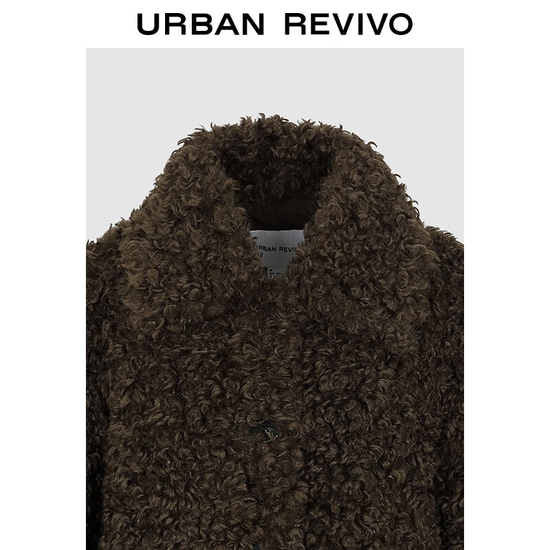 UR2025 new winter women's amber streamer style retro sherpa pocket jacket UYL150149