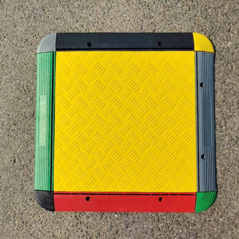 Jingxingong New Energy Splicing Machine Repair Anti-slip Floor Mat Insulated Floor Anti-slip Repair Factory Solid Floor Thickening Machine Repair Station Green 40*40 1.8cm