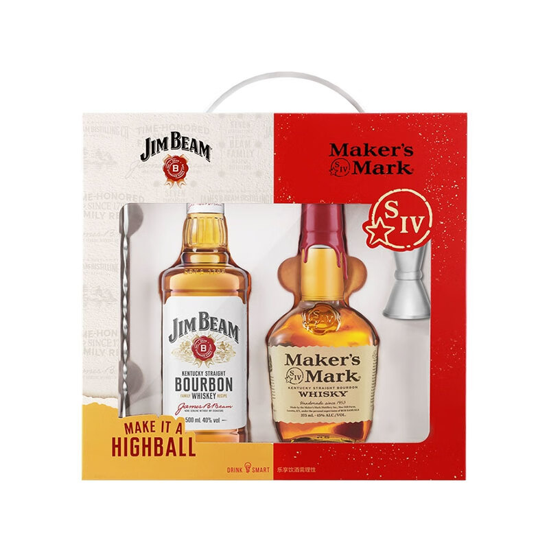 Jim Beam White Jim Beam 500ml/Meg Bourbon Whiskey Kentucky Wine 375ml