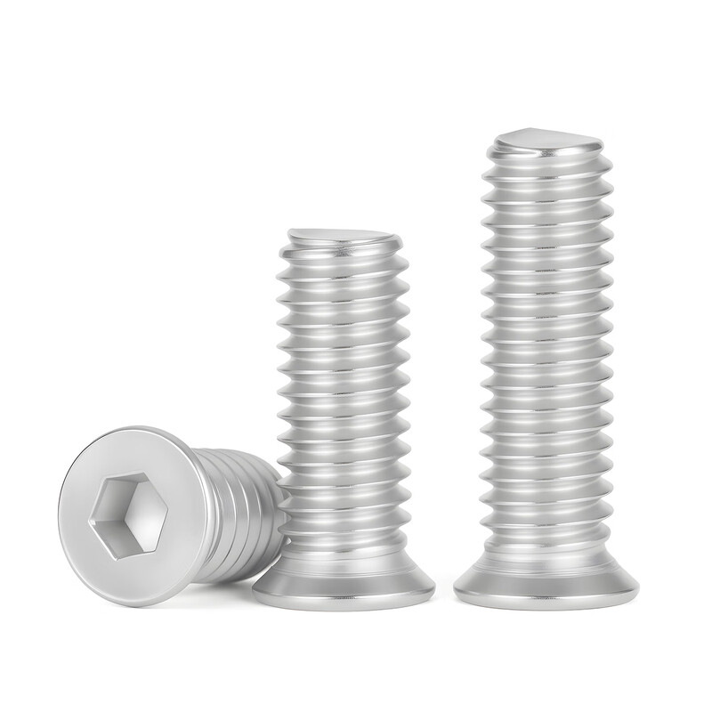 Jinggong (JINGGONG) 304 stainless steel small countersunk head hexagon socket screws ultra-thin flat head bolts small head diameter flat cup screws m4m5m6m8 M5*14* head diameter 8 (50 pcs)
