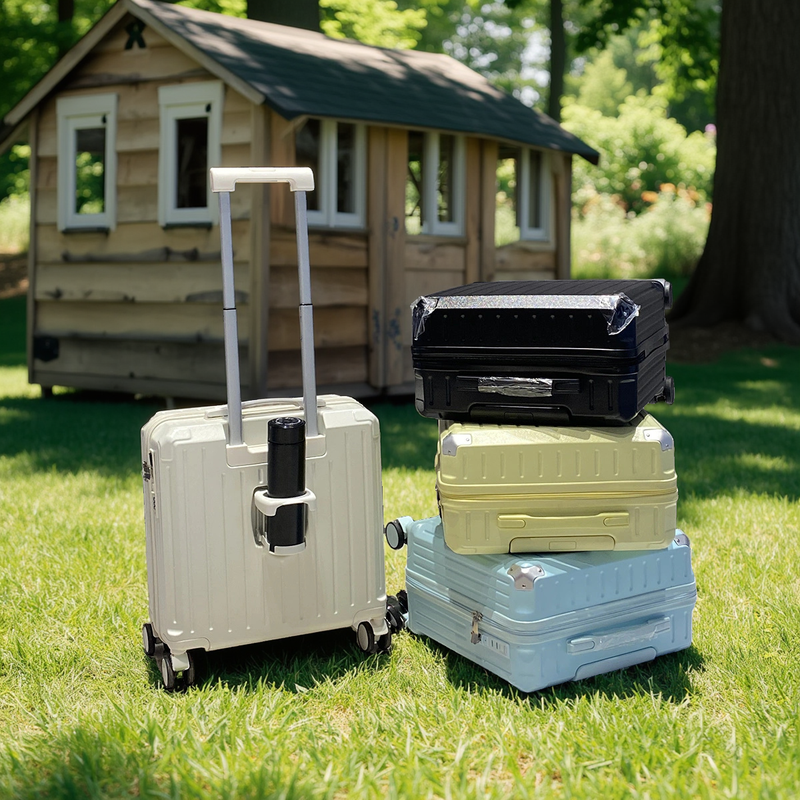 New boarding luggage, lightweight password box, small 20-inch mini travel suitcase, men's and women's boarding trolley case, classic black 20 inches