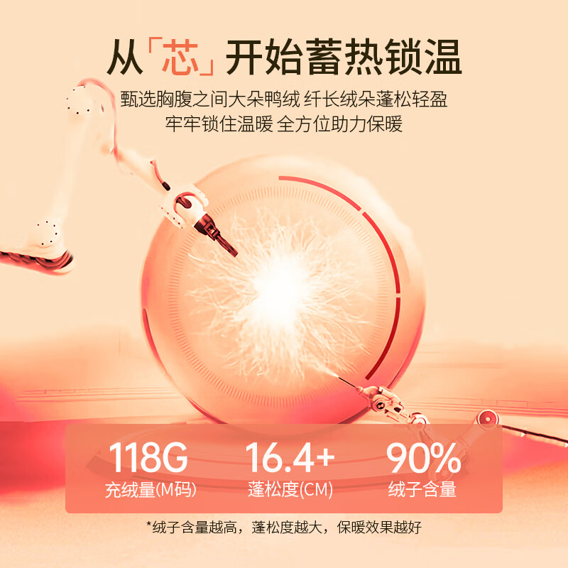 Xiangying Maillard Short Down Jacket Women's 2025 Winter New 90 White Duck Down Coffee Color Little Lapel Jacket Coffee Color M 160/84A/95-110 Jin