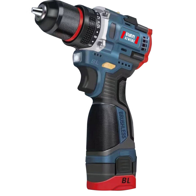 Hand drill brushless small steel cannon high power 18V rechargeable drill electric to rechargeable impact electric screwdriver Brushless two-speed small steel cannon 18V two batteries + standard configuration