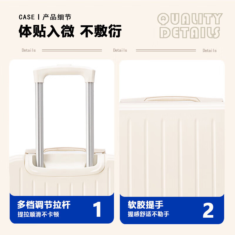 M Xiaomi ecological chain series luggage, new trolley case, password box, universal wheels, large capacity, strong and durable, 218 starry sky gray single box, 20 inches, direct boarding, suitable for 1-2 days of travel