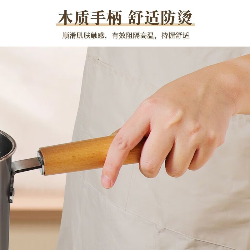 Bayco 304 stainless steel fryer household small fryer with oil filter special fryer for skewers and tempura fried eggs BG1873