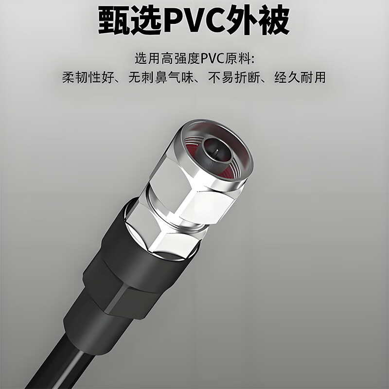 Required: 1/2 super flexible feeder N male to N male 50-9 RF coaxial amplifier cable 0.5 meters SX-1/2-NN-JJ05