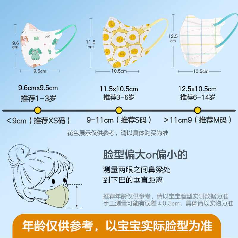 Robust cotton inner layer children's masks for 6-14 years old, individually packed, 20 pieces per bag, skin-friendly, breathable, dust-proof, warm in autumn and winter