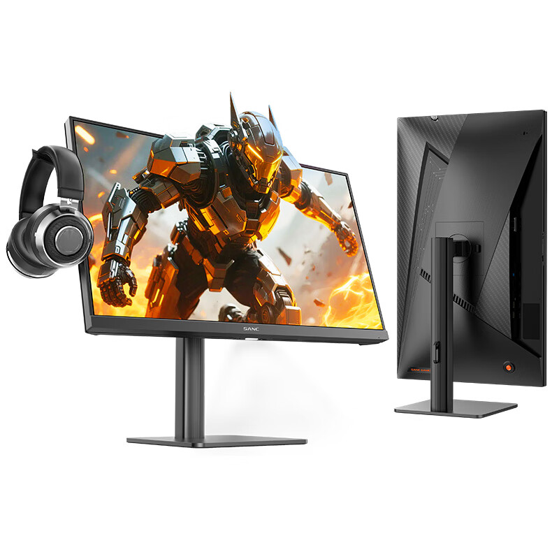90% new SANC Shengse 23.8-inch 2K overclocked 260Hz FastIPS display 1ms hardware low blue light headphone hanger night light lifting bracket e-sports computer screen G3Q