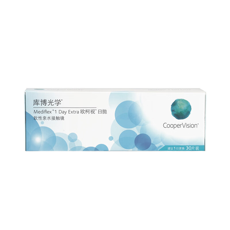 Coopervision Ou Keshi imported clear contact lenses daily disposable 30 pieces 400 degrees