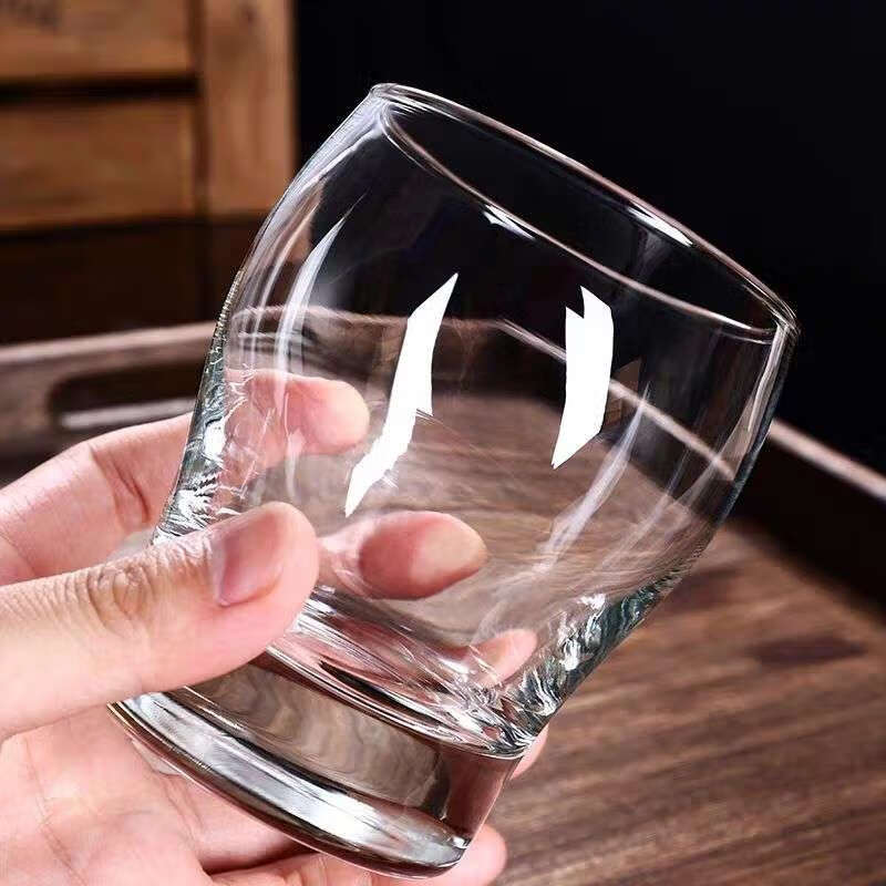 Yusenyi crystal glass beer mug, white wine household wine glass, high-end and exquisite, 207ml short style, 2 pieces