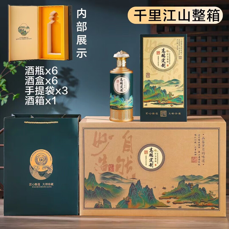 Fantasy liquor bottle empty wine bottle glass seal sleeve packaging empty bottle packaging gift box No. 30 supports customization