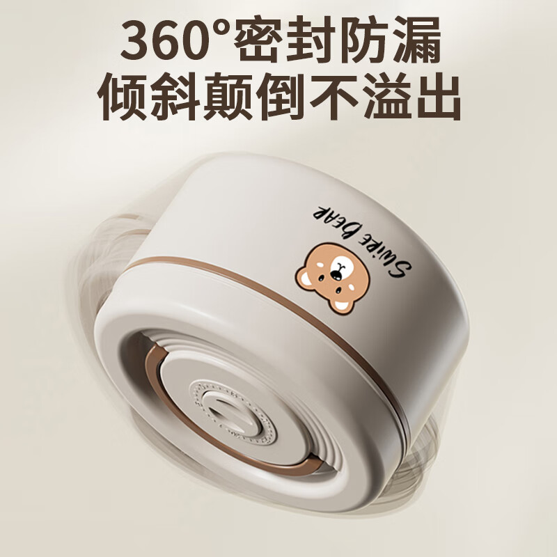 Licheers Insulated Lunch Box Ceramic Liner Lunch Box Microwaveable Office Workers Sealed Lunch Box Student Portable Lunch Box