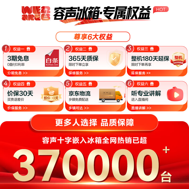 Rongsheng double-purified 509L cross-door refrigerator ultra-thin zero-embedded first-class energy efficiency air-cooled frost-free large capacity net odor trade-in white BCD-509WD2FPQLA national subsidy