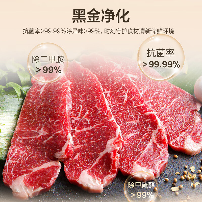 Haier Little Red Flower Series 500L French-style multi-door mother and baby refrigerator 594mm professional ultra-thin first-level energy efficiency BCD-500WGHFDEDWVU1 national subsidy