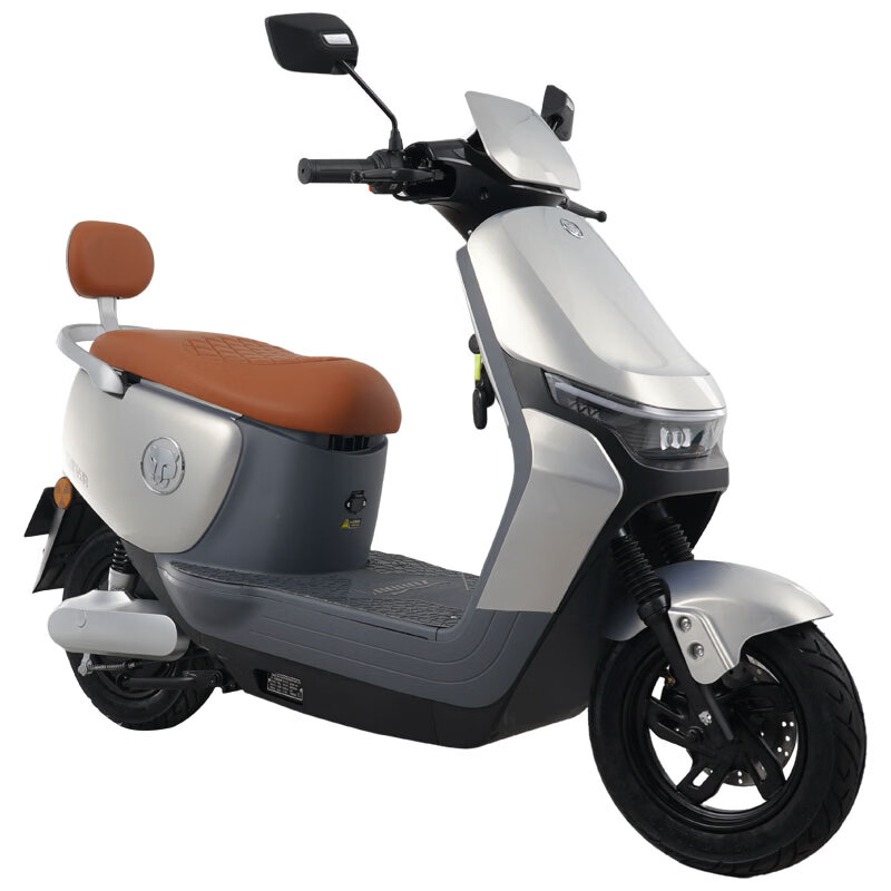 Five-star diamond leopard electric motorcycle 72V20AH long-range smart two-wheeled scooter, new national standard, adult men's and women's style N10 extreme night black/matte black