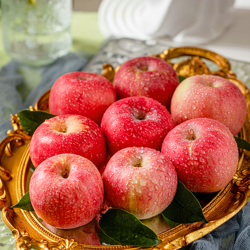 Jingxian Raw Shaanxi Ruixiang Red Apple Net Weight 4.5 Jin Single Fruit 70-75mm Fresh Fruit Straight from the Source