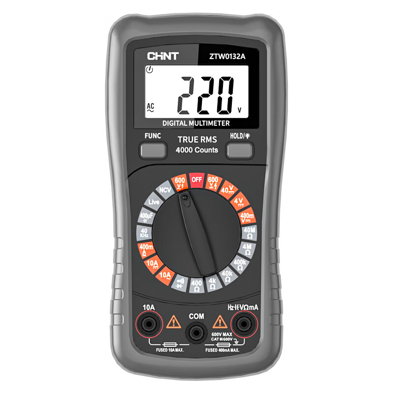 Chint multimeter high-precision intelligent anti-burn electrician maintenance household tools multimeter multi-function small table portable model