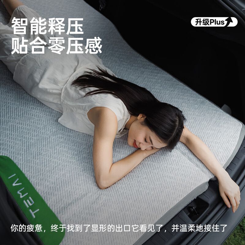 Temai is suitable for Tesla Model Y refreshed version of camping car mattress rear memory foam single and double sleeping pad Model Y mattress basic version for single and double use