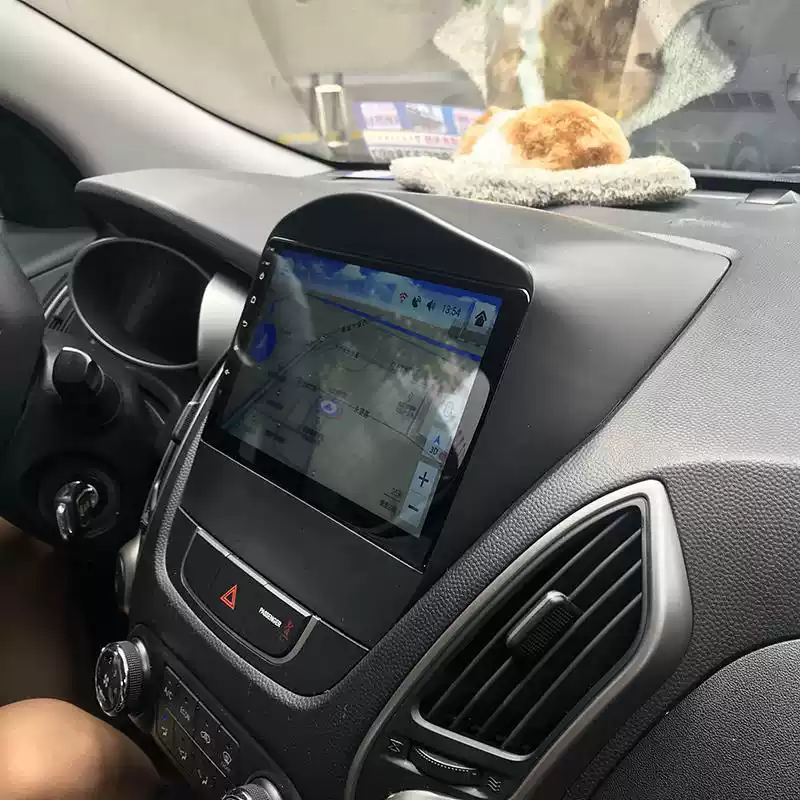 Suitable for 10-16 Beijing Hyundai IX35 Android smart large screen navigation central control reversing image AllSUV wifi high configuration - 64G navigation with carplay official standard + recorder + reversing rear view