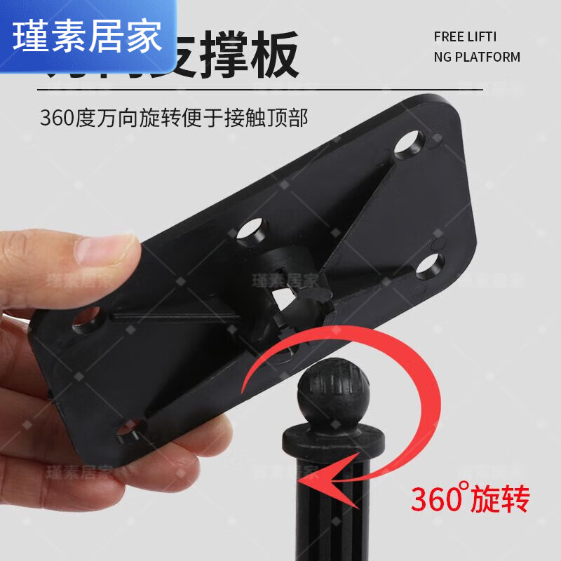 BEYZK infrared strut telescopic rod level lifting support rod line bracket thickened telescopic rod leveling instrument tripod ordinary metal head + adapter_3 meters upgraded thickened double locking rod free storage bag