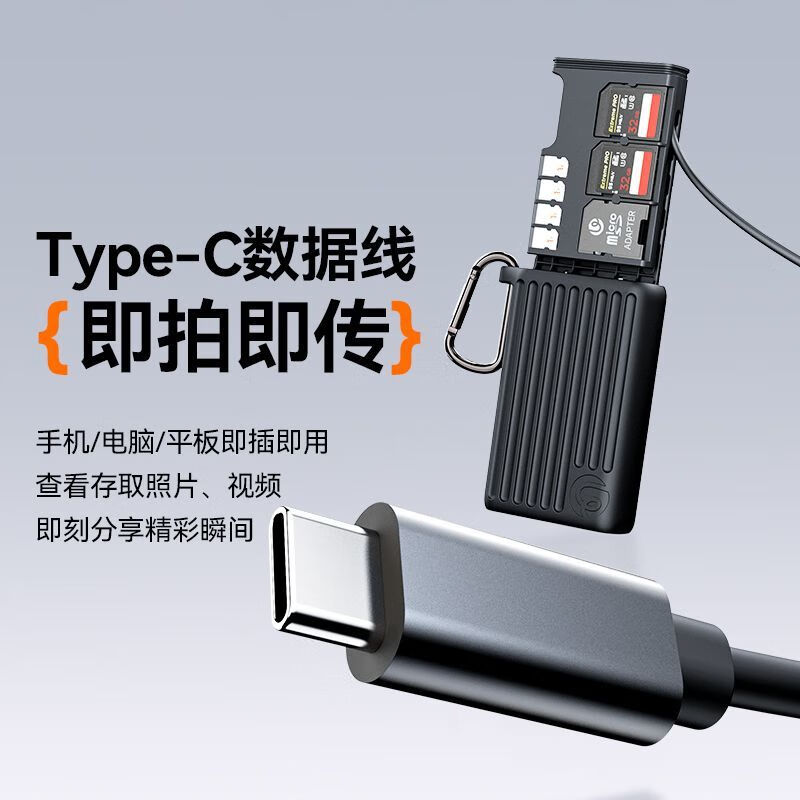 Youbasket MCR-01/02 multifunctional high-speed card box reader card slot storage read and write two-in-one MCR-02 CFE-B flash card box