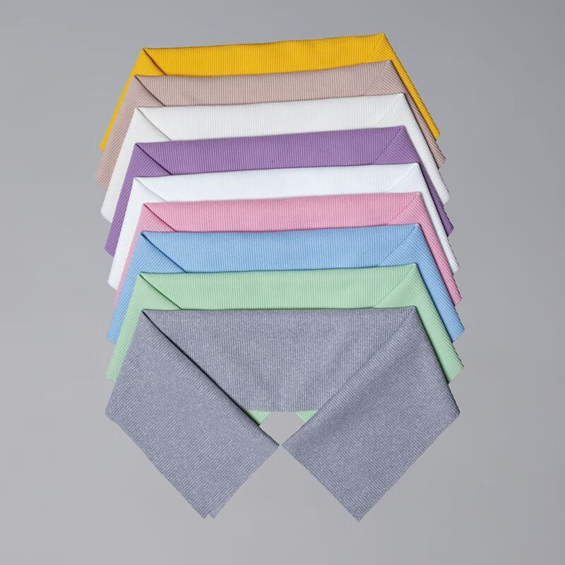 Yaochao clothing collar protector, collar anti-dirty artifact, collar thread accessories, collar fully covered, cotton coat hemming, black, length 54 cm, width 16 cm, free sewing kit