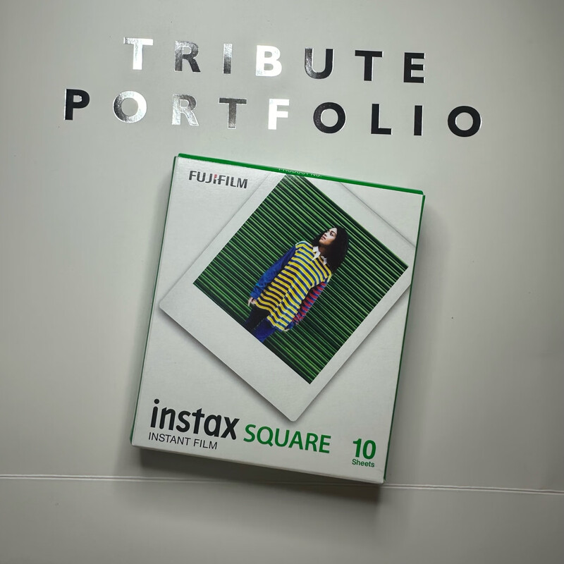 Polaroid SQ square white edge photo paper rainbow photo paper sunset photo paper starry sky photo paper white marble photo paper 10 sheets SQ white edge 10 sheets paper box