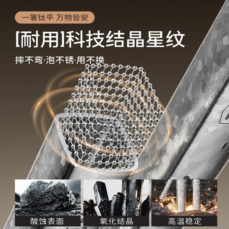 WCZ German Xiangyun household high-end exquisite non-slip gift-giving adult gift box gift box pure titanium spoon 2 pairs