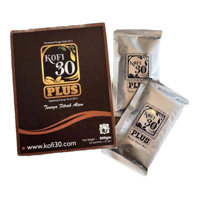 KOFI Malaysian coffee kofi Plus29/30 Tongkat Ali plant herbal maca nourishing energy for men Kofiplus30 one box discount pack (enhanced version)