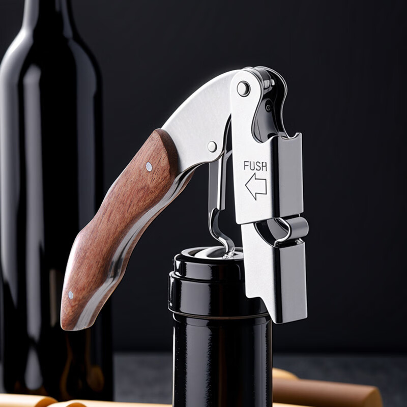 CLITON red wine bottle opener stainless steel hippocampus knife waiter manual wine opener foldable wine knife beer bottle opener