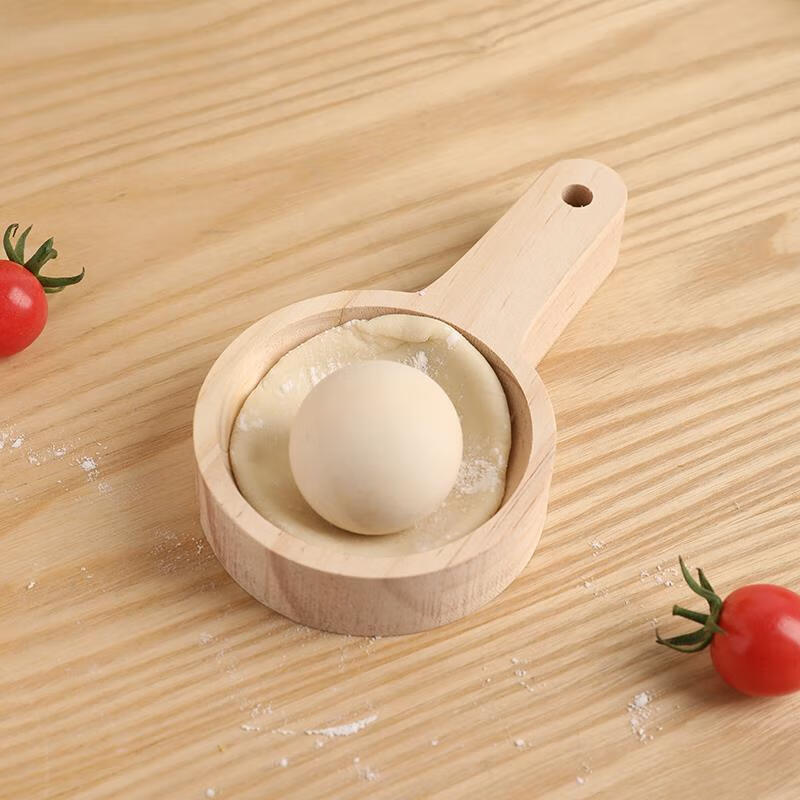 Pupan wooden dumpling wrapper artifact for making dumplings, household dough wrapper, wooden dumpling wrapper machine, small mold, dumpling wrapper, family 2 pack