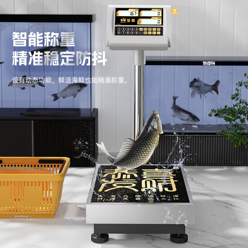 ZHIZUN industrial-grade high-precision counting and weighing electronic scale platform scale accurate to 10 grams commercial scale factory counting scale