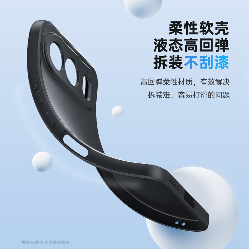 Biaz suitable for Honor 500 mobile phone case HONOR 500 protective cover all-inclusive anti-fall protection ultra-light and heat dissipation skin-friendly bare phone feel liquid frosted soft shell JK1028 black