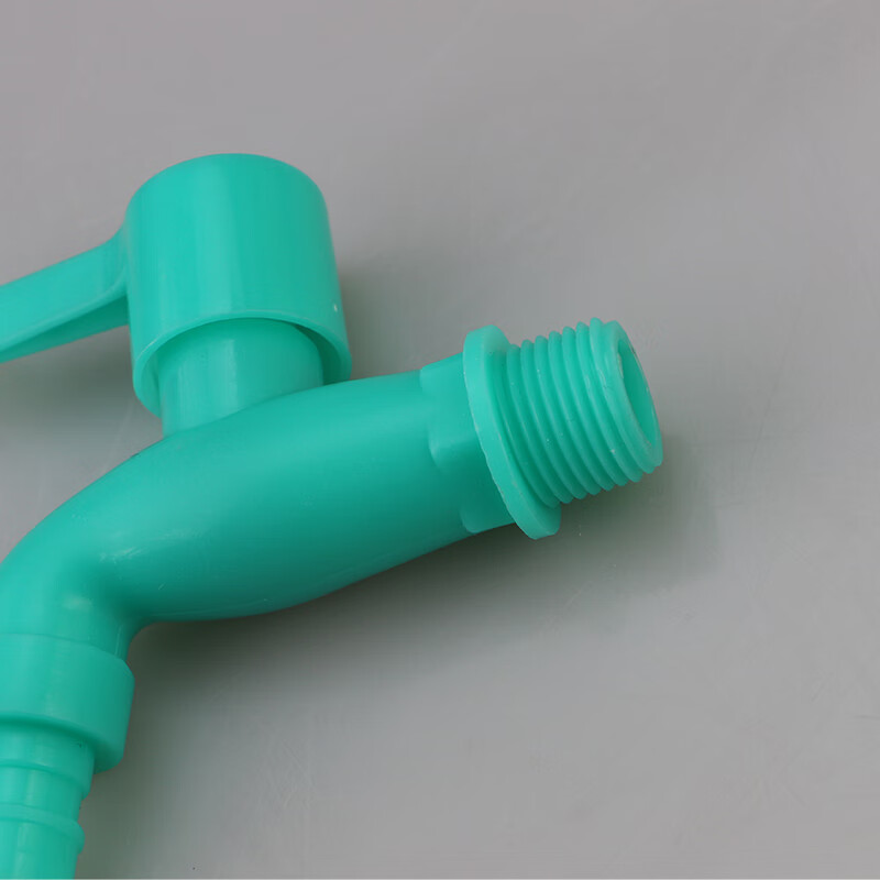 Wawaston green anti-freeze-resistant faucet 4-point anti-splash extended spout universal washing machine faucet mop pool wash basin plastic faucet 5 pieces