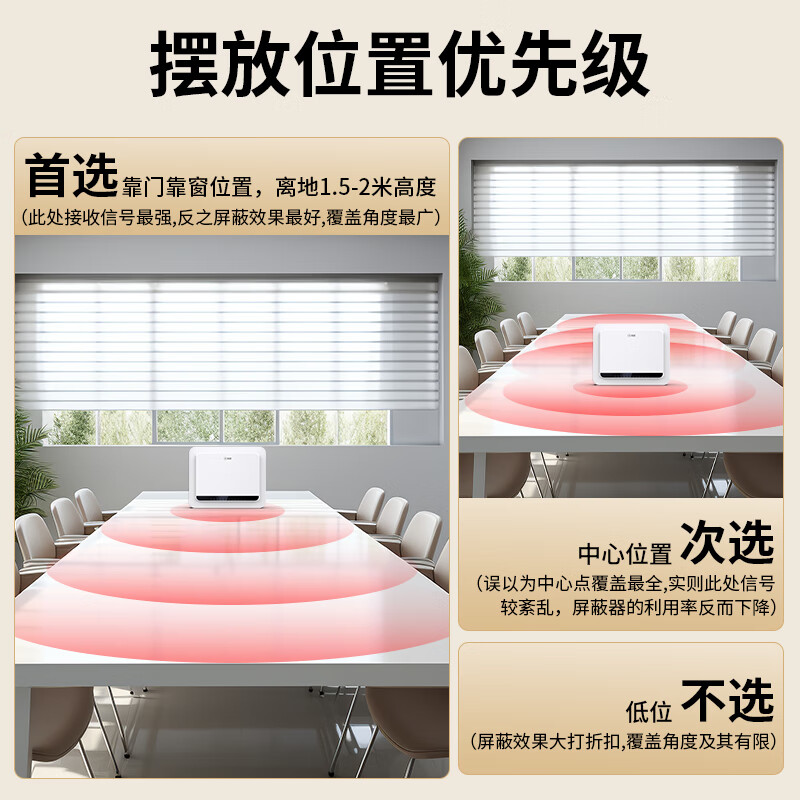 Kemi 5Gwifi mobile phone signal examination room student dormitory conference office anti-cheating instrument isolation leakage jammer