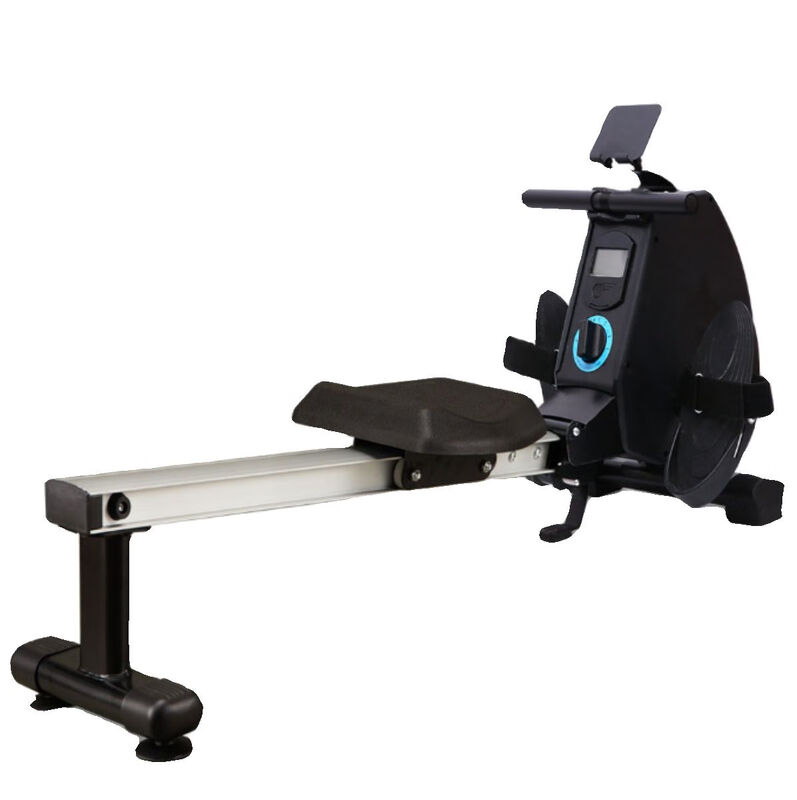 Rowing machine home fitness equipment indoor magnetically controlled silent folding water resistance paddling exercise black magnetically controlled silent rowing machine