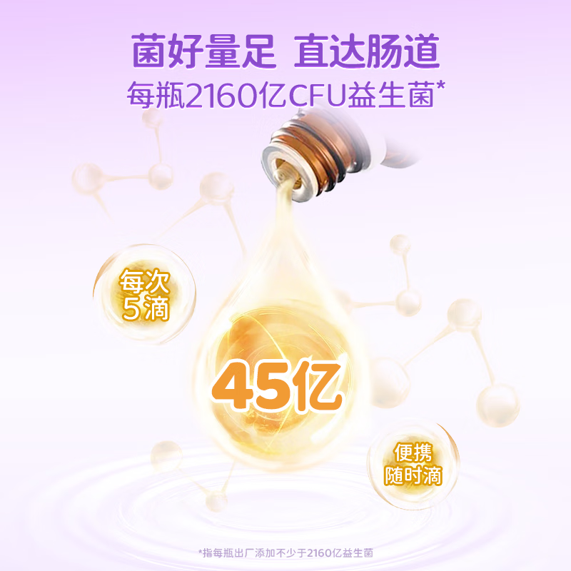 Coolpai Easycol Pro Weiminshi five-linked probiotic drops Minbao 5 bacteria combined 216 billion