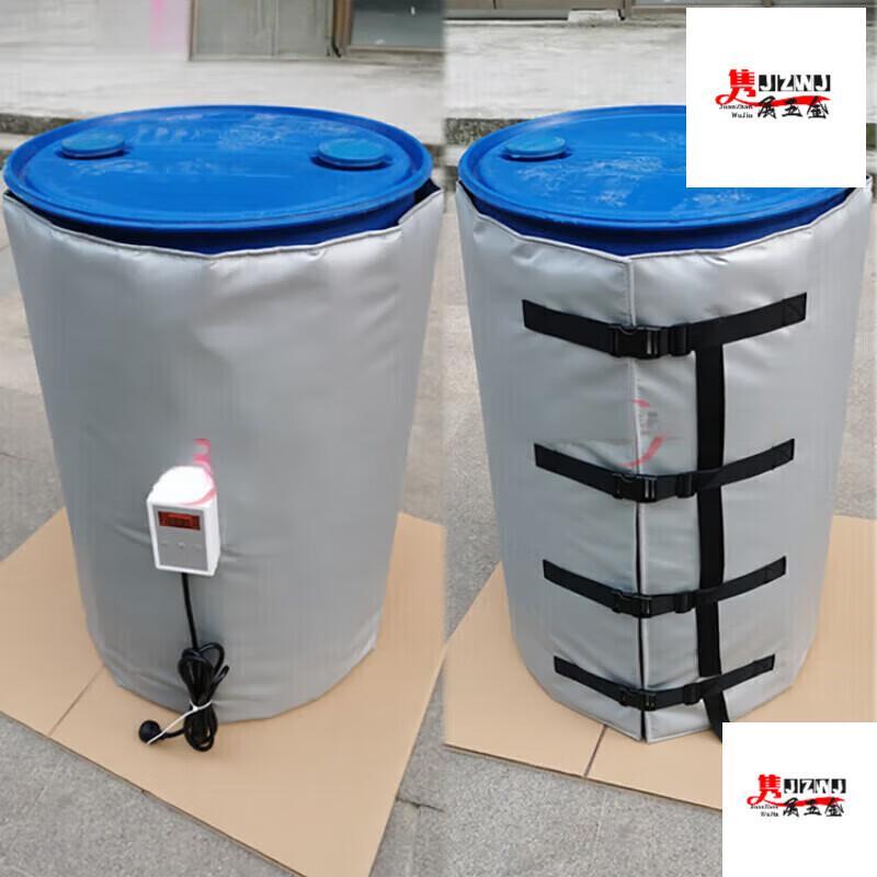 Lishi BaoMu oil barrel heating blanket industrial electric blanket gas tank electric belt ton barrel electric blanket spot direct 200 liter barrel electric blanket with digital display temperature control all-inclusive