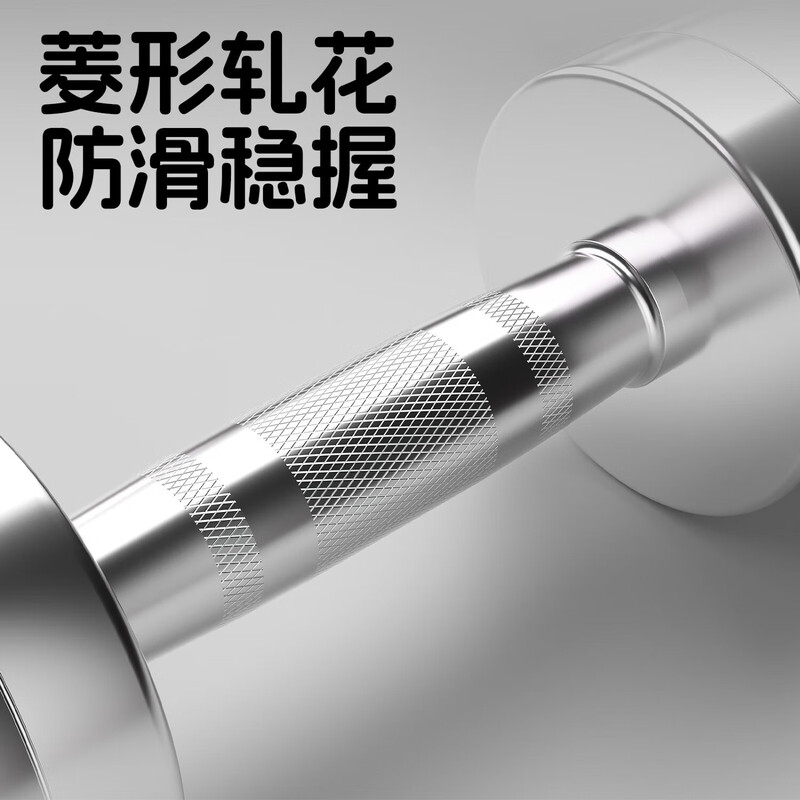 Pure steel electroplated small dumbbells for men and women fitness home weight loss exercise indoor weight-bearing sports training equipment pure steel dumbbells-1KG*2