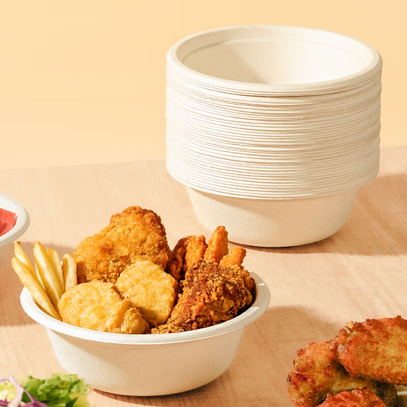 One s Member Disposable 500ml pulp bowl, one size fits all *60 pieces