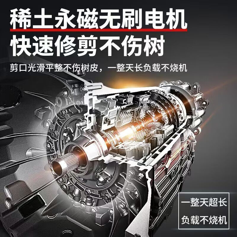 Wuyangbenzong imported from Germany electric scissors pruning scissors for fruit trees rechargeable LCD wireless lithium battery gardening thick branches