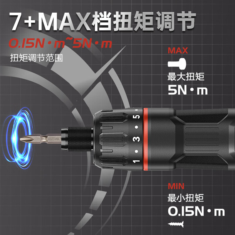 Devon third generation electric screwdriver/driver lithium battery screwdriver tool box set electrician tools 5617 standard
