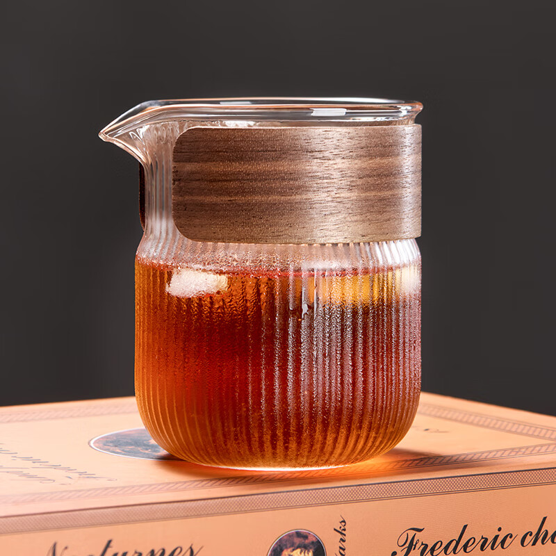 Ershanji Coffee Sharing Pot Hand-brewed Coffee Set Glass Brewing Pot Hanging Ear Coffee Cup Cold Quenching Pot High Temperature Resistance Evaluation Cup 1 Pot 2 Cups Coffee Sharing Pot + Tray