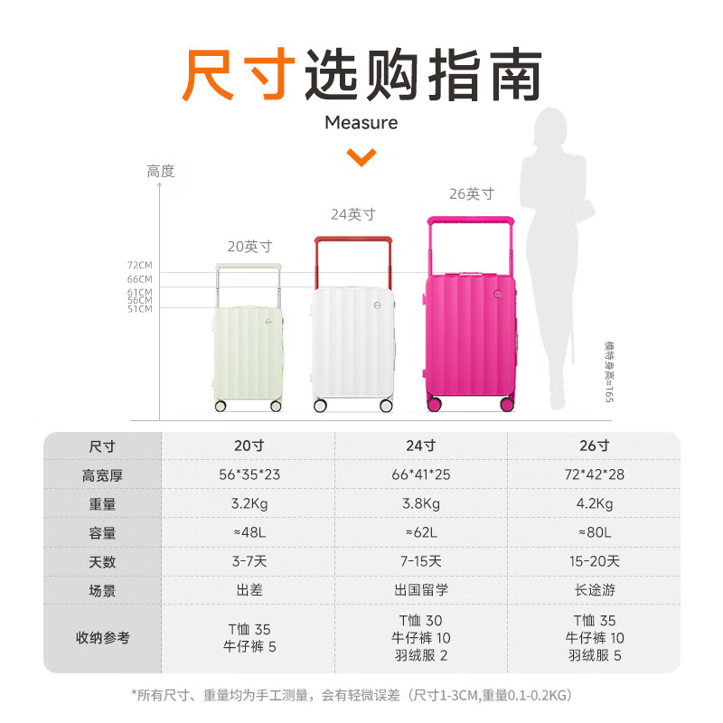 JOYGATRIP wide trolley suitcase for female students, large capacity, can go on the plane, lightweight travel password box, pearl white 20 inches for men