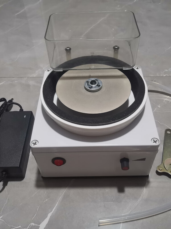 TLXT electric knife sharpener imported from Japan, gemstone grinder, portable adjustable speed water grinder, flat grinder, knife sharpener, white