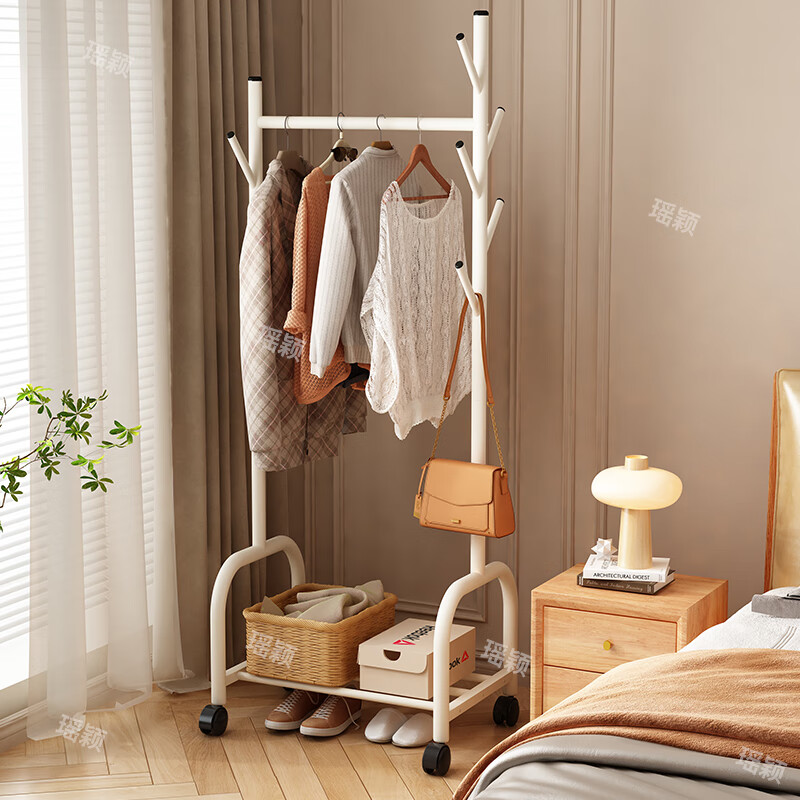 Yaoying clothes rack floor-standing coat rack removable clothes rack balcony clothes drying rack storage storage rack YJ07 single layer 60cm