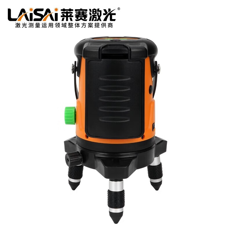 Laisai laser level green light 2-line LSG671SD indoor and outdoor with enhancement point high-precision strong light thin line infrared 2-line green light 671 dual power standard comes with charging head