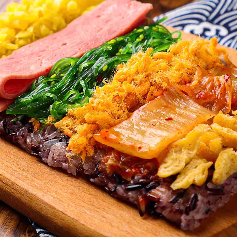 Zhi Ronger fried dough sticks crispy rice balls sushi special ingredients fried dough sticks shredded commercial Taiwan seaweed roll pancake thin crispy ingredients 500g