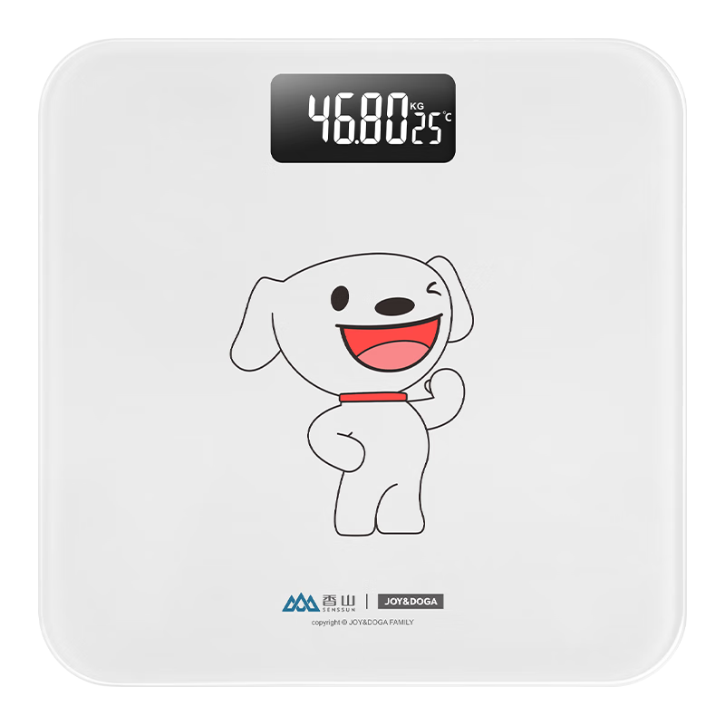 Xiangshan body weight scale electronic human body household accurate weighing scale high-precision human body scale health scale Qingbai battery model gift