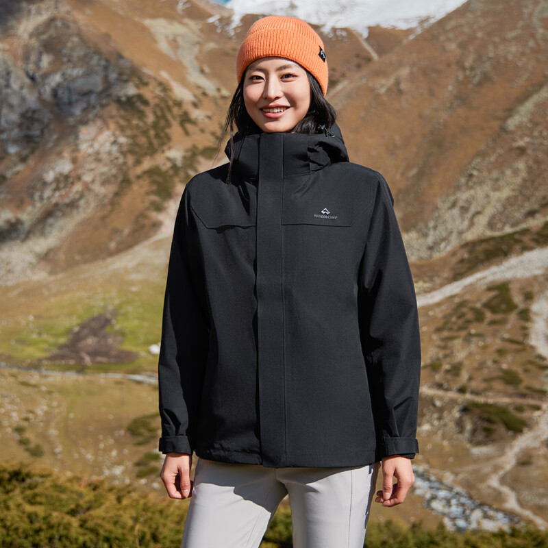Pathfinder Suzaku Jacket Women's Three-in-One Fleece Jacket Autumn and Winter Warm Jacket Outdoor Windproof and Waterproof Mountaineering Clothing